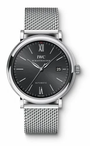 IWC Portofino Automatic Stainless Steel / Black / Milanese IW3565-06 (3565-06, IW356506)